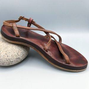 🌳Vintage CYDWOQ Style Leather Sandals 10